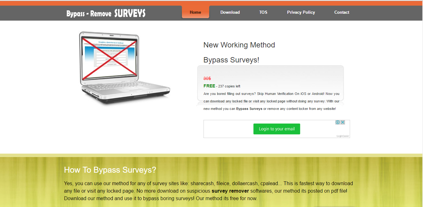 survey bypass tool 2017