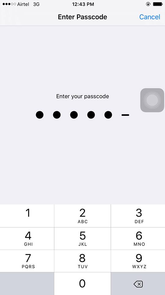 enter passcode to install tweakbox profile