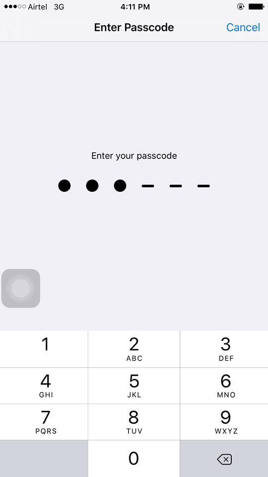 enter password for flekstore ios app