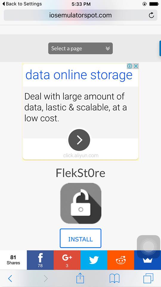 flekstore for ios 9 without jailbreak