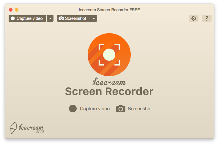 capture mac screen using icecream video recorder