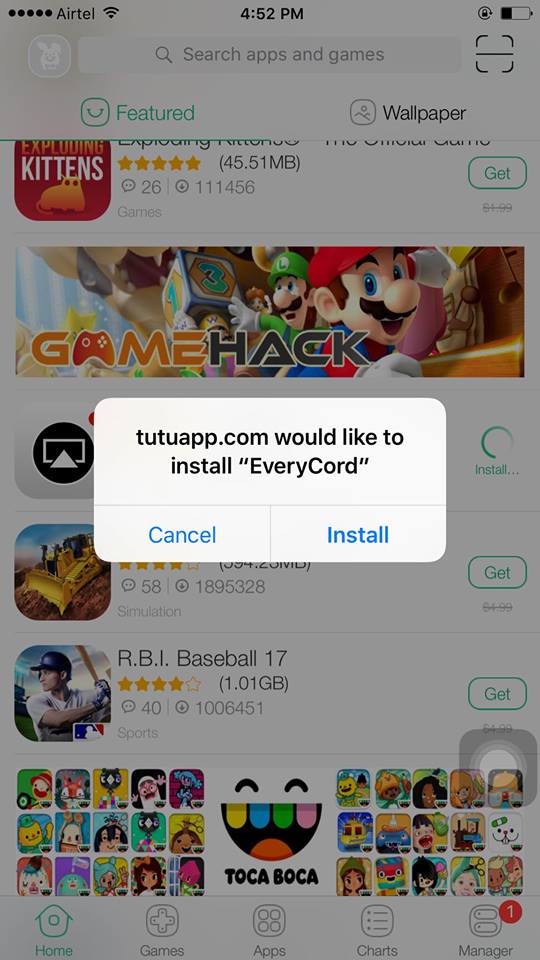 install everycord from tutu helper free app