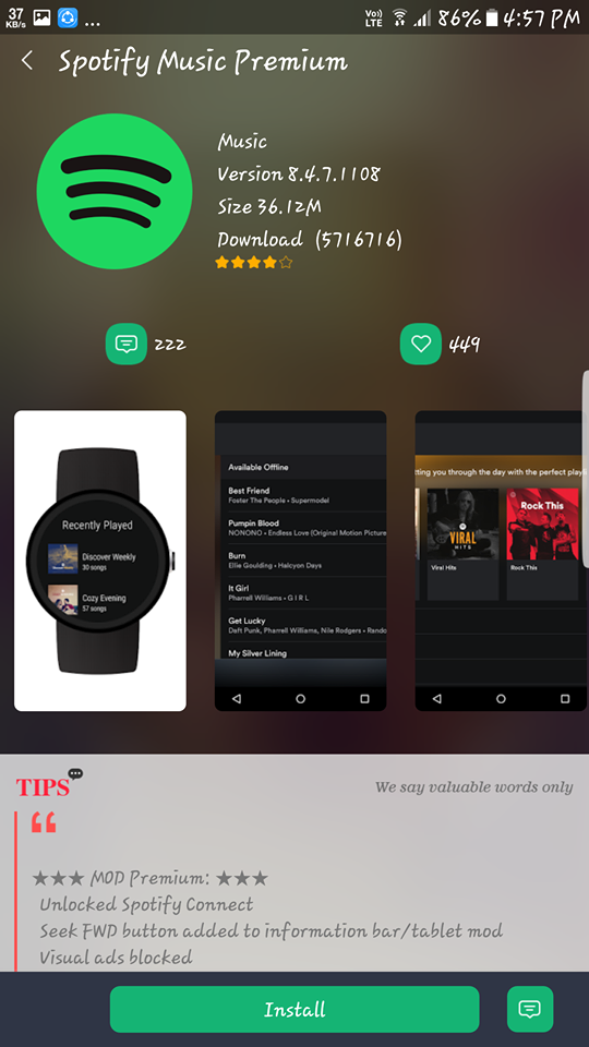install tutuapp spotify music premium for free
