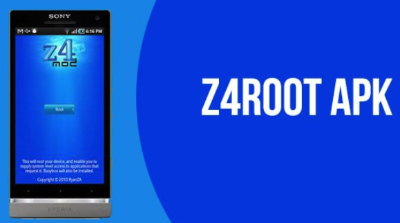 root android without pc using z4root app