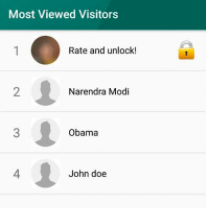 whatsapp profile visitors iphone