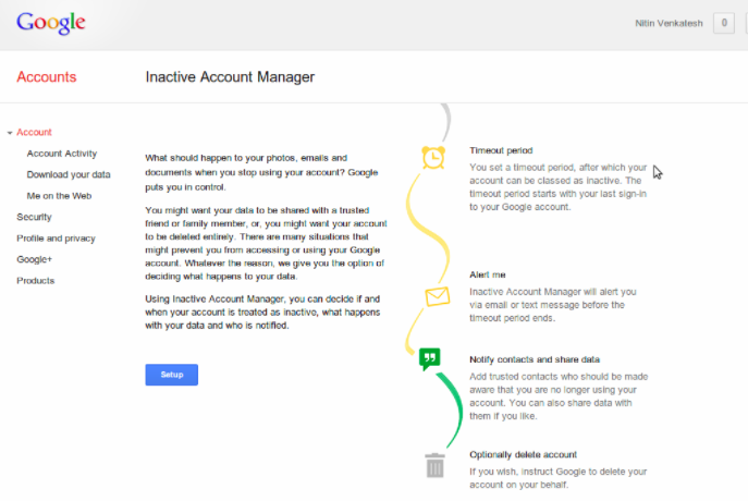 how google account manager works on android