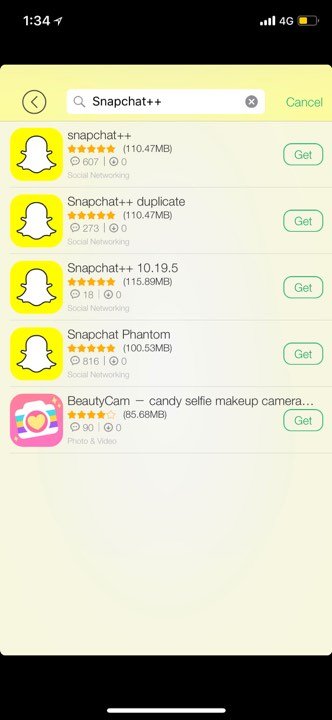 download snapchat++ tutuapp