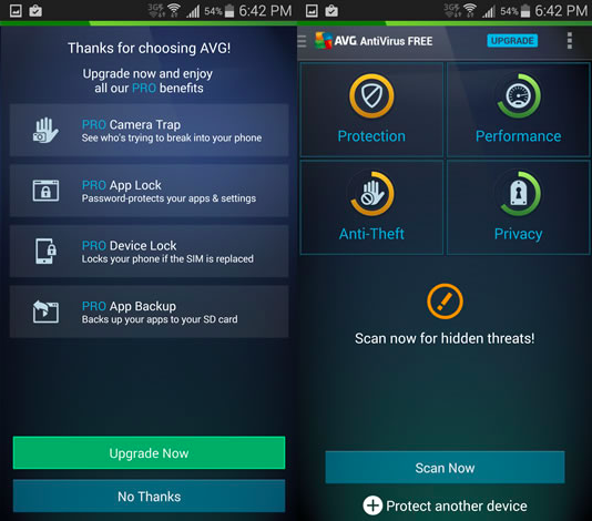 avg best android antivirus apps free download