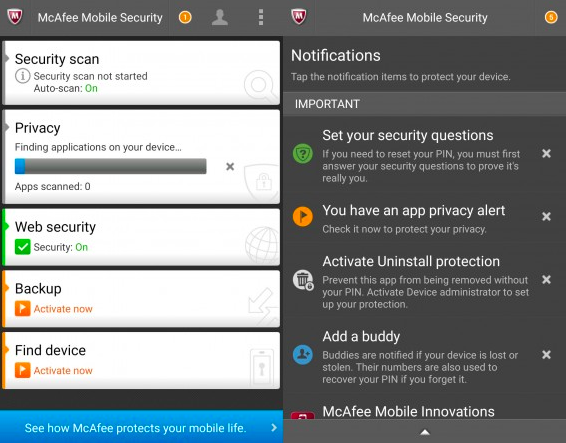 mcafee free android antivirus app free download