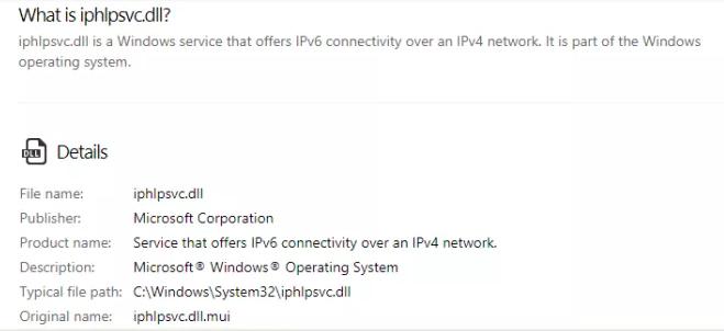 IP Helper IPHLPSVC Services Tuning