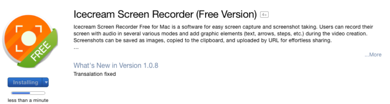 Icecream Screen Recorder 7.26 download the last version for mac