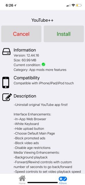 YOUTUBE++ for iOS 12/11 (2018) - No Jailbreak, No PC [Easy Guide]