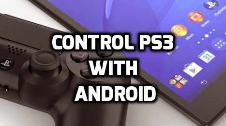 control ps3 with android
